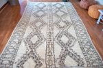 Alfombra Beniourain Vintage BA01 - 158x311 cm Original alfombra marroquí, hecha a mano con lana de oveja