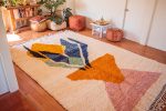 Alfombra Azilal AZ08 - 240x354cm Alfombra de colores hecha a mano en Marruecos