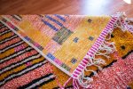 Alfombra de lana az10 azilal naranja con diseños