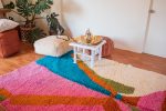 Alfombra Azilal AZ11 - 196x290cm Alfombra de colores hecha a mano en Marruecos