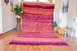 Alfombra Vintage Boujad BJ01 - 204x380 cm Alfombra hecha a mano en Marruecos con lana de oveja