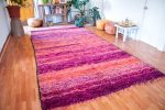 Alfombra Vintage Boujad BJ01 - 204x380 cm Alfombra hecha a mano en Marruecos con lana de oveja