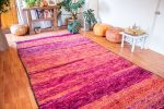 Alfombra Vintage Boujad BJ01 - 204x380 cm Alfombra hecha a mano en Marruecos con lana de oveja