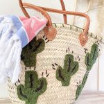 bolso cesta de doum cactus