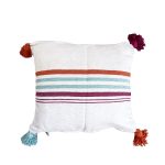 cojin-de-algodon-blanco-con-lineas-y-pompones-de-colores-1-3