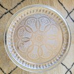 Mesa de té grande - Mesa de madera con bandeja