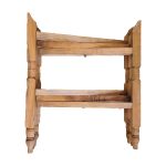 Mesa de té mediana - Mesa de madera con bandeja